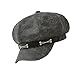 MODODO Dark Berets Decorative Chain Painter Hat Unisex Cabbie Hat for Outdoor Leisure Photo Props Unisex Fashion Accessory