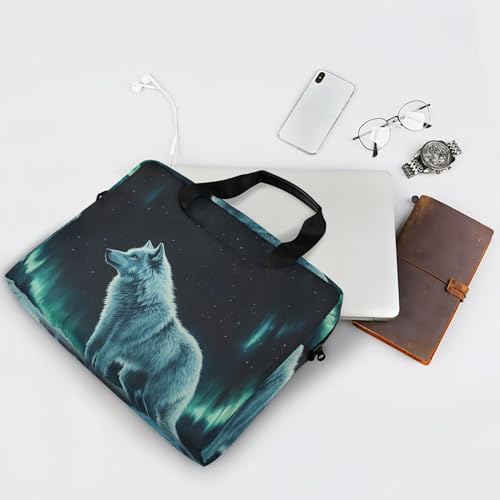 Maletín para portátil ALAZA Wolf Green 13-15.6 pulg miniatura 7