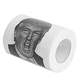 Delight eShop Donald Trump Soft Printed Toilet Tissue Roll Paper, 3 Ply 150 Sheet, 4.33X3.15-Inch
