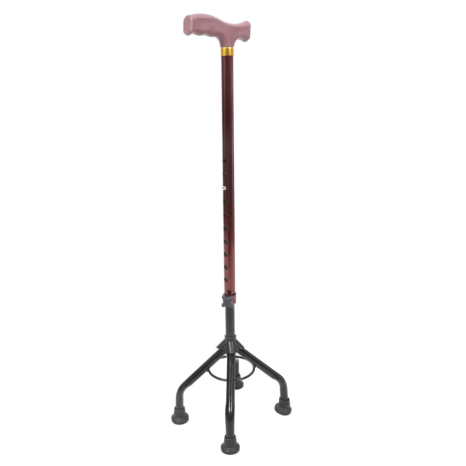 POPETPOP Bastón de Trekking Goma Antideslizante Ajustable de Aleación de Diseño de Patas y Estabilidad Reforzada para Actividades al Aire Libre y Senderismo