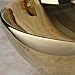 KECTIAKL Luxury Gold Bathroom Vessel Sink with Mixer Tap,16 Inch Ceramic Sink Bowl Wash Basin Above Counter Oval Bathroom Sink with Waterfall Faucet and Pop-up Drain Combo