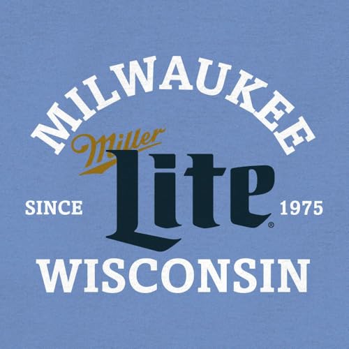 Tee Luv Men's Miller Lite T-Shirt - Milwaukee Wisconsin Miller Light Beer Shirt4