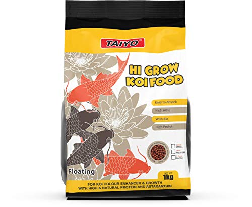 TAIYO Hi Grow Koi Fish Food,1 Kg