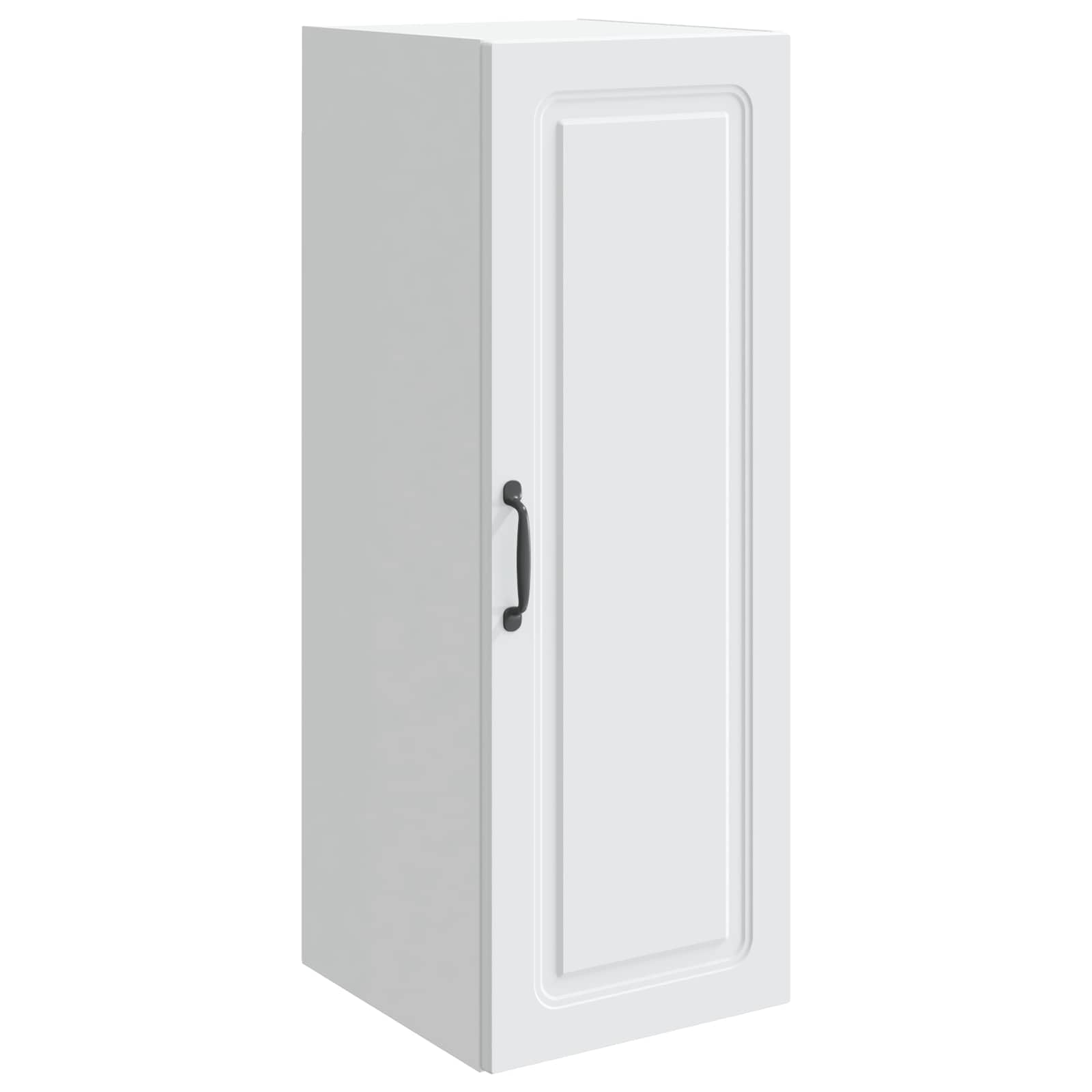 vidaXL Armoire Murale 33 x 34,5 x 90 cm Bois d'ingénierie Blanc
