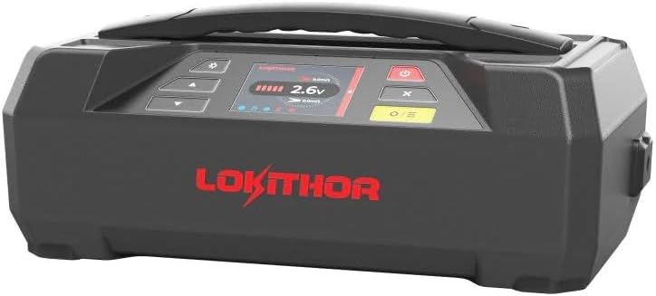 JTC4250 7000mAh Jump Starter, Battery Charger, 89.6Wh Type-C PD60W Two-Way Fast Charging Power Bank, 12V Battery Tester with 300 Lumens 3 Models LED for Up to 10.0L Gas and 8.0L Diesel Engines