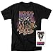 KISS Shout It Out Loud Destroyer Rock Band T Shirt & Stickers (XXX-Large) Black
