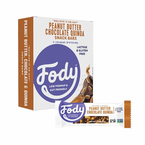Fody Foods Snack Bars, Peanut Butter Chocolate Quinoa, 1.41 Oz