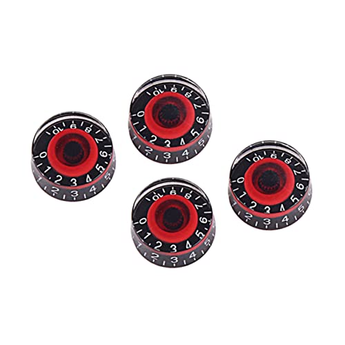 MILISTEN 4 Pcs Botões De Chapéu De Baixo De Guitarra Elétrica Pedais Para Guitarra Elétrica Tom De V