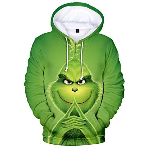 YIMIAO Sweat à Capuche Noël 3D Cover