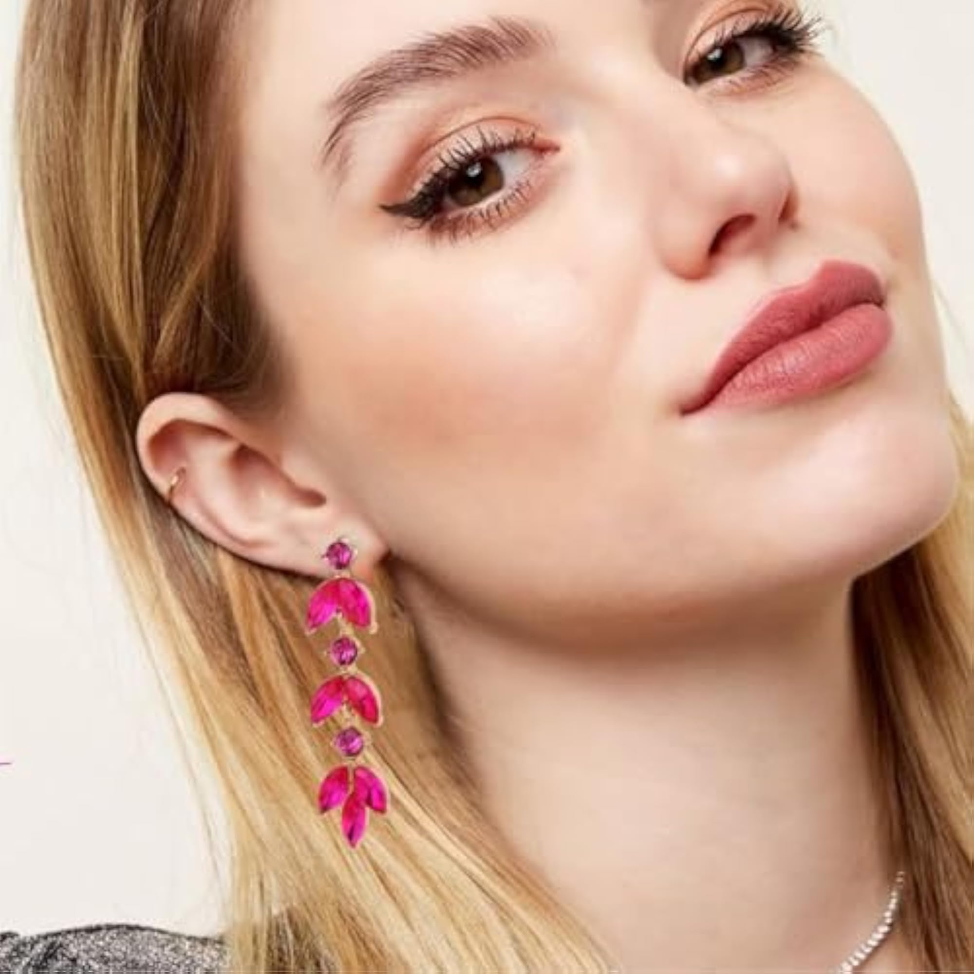 Elegant Bridal Rhinestone Dangle Earrings for Women