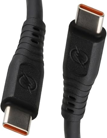 USB C to USB C Charging Cable Cord/Charger Power Lead Wire Compatible with Anker Soundcore MOTION Q BLUETOOTH SPEAKER / (1m / 3.3ft) / Black