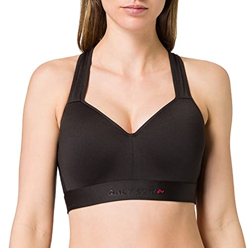 ONLY PLAY ONPPERFORMANCE Training Sports Bra Sujetador Deportivo, Negro, Medium para Mujer Cover