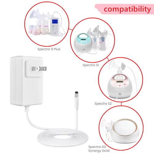 Cargador 12V compatible con extractor de leche Spectra S1, S2 miniatura 2