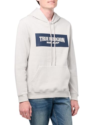 True Religion Men's Embossed Pullover Hoodie - Main Image