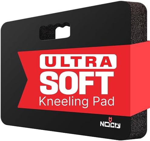 NoCry Extra Thick Professional Garden Kneeling Pad — Heavy Duty Anti-Slip Coating, Ultra Soft High Density Foam Cushion, Water & Dirt Resistant, Shock Absorbent Garden Kneeler