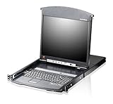 ✅ Integrierte KVM-Konsole mit 19-Zoll-LCD-Monitor mit LED-Hintergrundbeleuchtung in einem Dual-Rail-Gehäuse