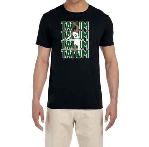 Black Jayson Tatum Text Pic T-Shirt