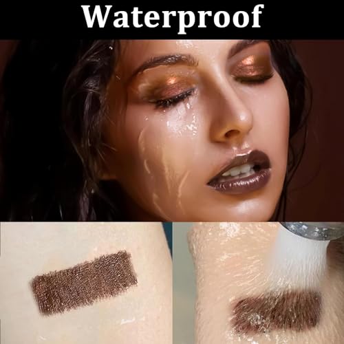 Brown Mascara Waterproof, Ultra Fine Brown Mascara for Fine Short and Sensitive Eyelash, Brown Mascara for Young and Older Women Volume and Length Eyelash Make-Up with Soft Mascara Brush - Image 5