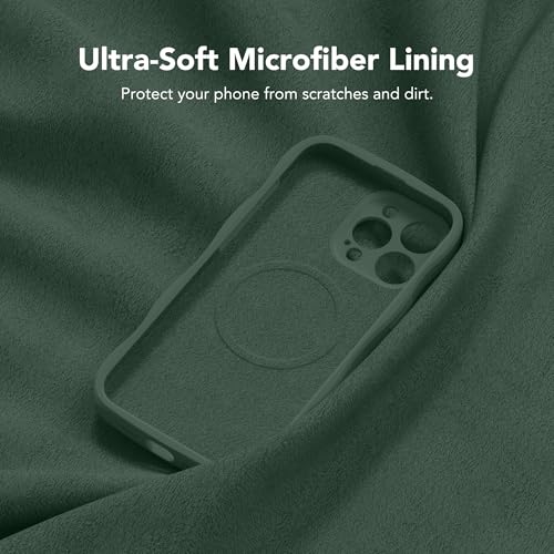 Coque iPhone 15 Pro Max silicone vert alpin de haute qualité - 5
