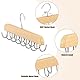 Greyoe Krawattenhalter Pack of 2, Gürtelhalter Kleiderschrank, Schalbügel, Hanging Bag Rack Multifunktionale Gürtel Krawatte Sling Hook Organizer für Krawatten, Schals, Tücher, Schwarz- 14 Hook