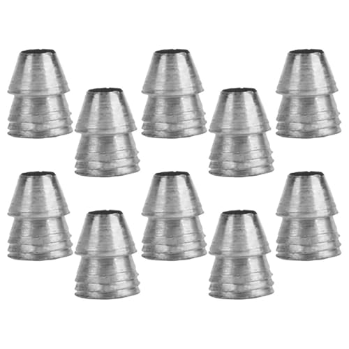 YOSADIER Cunei Metallici Rotondi per Manico Martello, Accessori di Fissaggio Resistenti in Ferro 8mm Diametro, Set da 10 Pezzi per Utensili Manuali in Giardinaggio e Lavori di Carpenteria