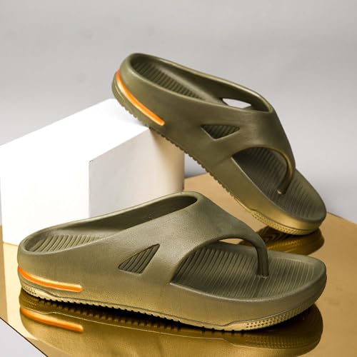 Men's summer plus size herringbone shower slippers, comfortable beach sandals4