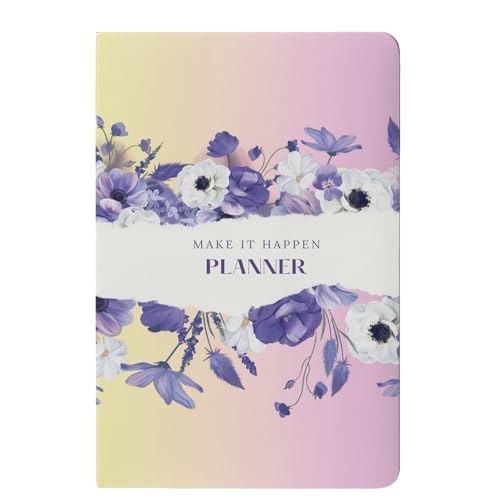 LAURET BLANC 12Months Undated Planner, 12 Monthly Spreads, 52 Wee...