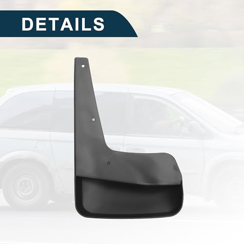 Image of Mud Flap Splash Guard for Dodge Grand Caravan 2011-2016 Durable | Front & Rear Side Mudflaps with Mount Accessor 1 Set