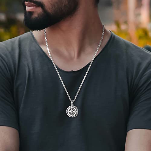 Compass Ashes Necklace Urn Necklace For Men Women Cremation Jewelry 925 Sterling Silver Memorial Pendant Keepsake Urns For Human Ashes Bereavement Jewelry Nautical Lockets For Ashes Loved Ones Adult Male Pet Cat Dog Ashes Earn Necklace For Ashes Women's Urns To Put Ashes In Necklace Ashes Holder For Women Cremation Remain Jewelry Erin Necklace For Ashes Creamated Jewelry To Hold Cremation Ashes Jewelry To Keep Cremation Ashes Charms Cremains Jewelry Forever In My Heart #TOP6