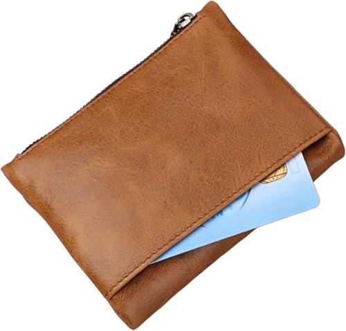 Retro Genuine Leather Travel Wallet for Men RFID Blocking Multi Pocket Organizer Vintage Design (Brown)4