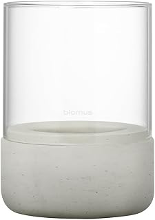 blomus Windlicht -Calma- Light Gray | Größe S | (exkl. Kerze)