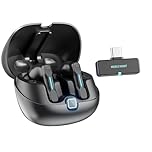 SW5 Wireless Headphones for Work with Microphone, Bluetooth Earbuds, 20ms Low Latency, 4 Mics, Compatible with Desktop Computer and Laptop PC, Ideal for Office, Call Center