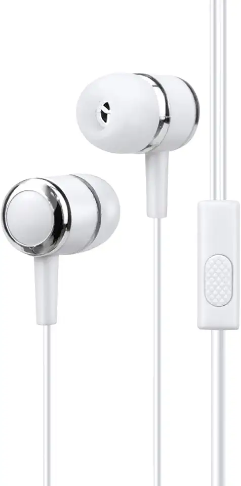 FONE DE OUVIDO DOT BRANCO INTRA AURICULAR COM FIO E MICROFONE LETRON