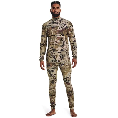 UA ColdGear® Infrared Camo Mock Long Sleeve Shirt - UA Barren Camo - 3X-Large2