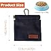 OXOQAQ Custom Dog Treat Pouch with Image Logo Name,Portable Puppy Dog Training Treat Bag,Self-Closing Pet Feed Snack Reward,Hand Free Dog Walking Bag with Carabiner