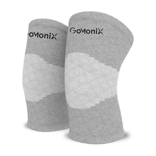Image of Bamboo Knee Sleeves - Knee Support for Women and Men | Bamboo Compression Knee Sleeves | Perfect Knee Support for Women | Knee Brace for Knee Pain and Enhanced Comfort - XL
