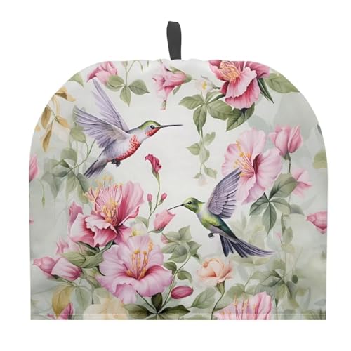 Image of Hummingbird Tea Cosy for Teapot Floral Tea Cosy for Teapot Thick Home Decorative Kettle Kitchen Dust Cover Kitchen Accessory