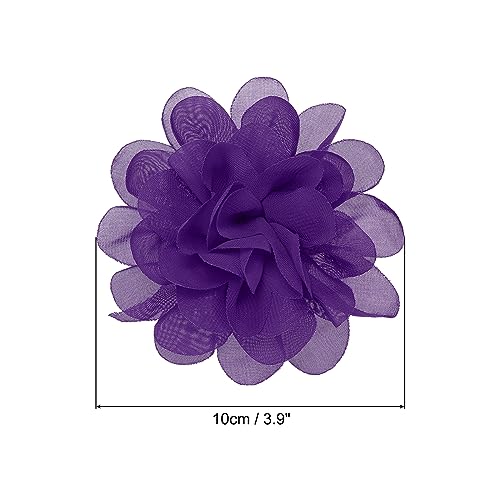 PATIKIL 3.9" Chiffon Flowers - Image 2