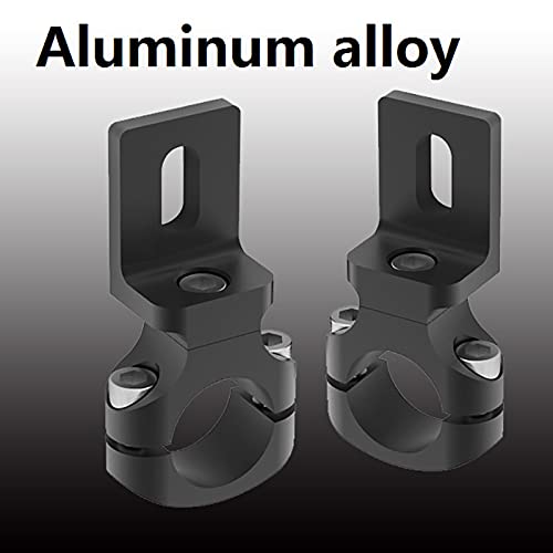 2 Supports De Phare Universels Pour Guidon 20-22 Mm - En Alliage D'aluminium, Pour Café Racer, Custom, Moto Projet