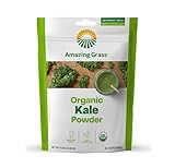 Amazing Grass Kale Greens Booster: Greens Powder Smoothie Mix, Smoothie Booster with Vitamin A & Vitamin K, Chlorophyll Providing Greens, 30 Servings