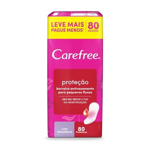 Carefree Protetor Diário Proteção Com Fragrância, 80un