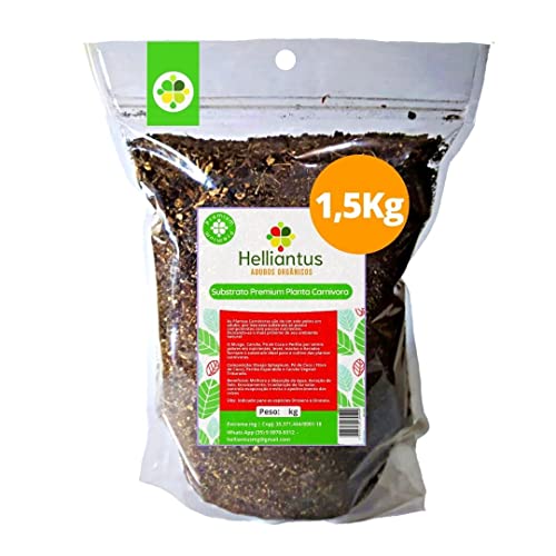 1500g de Mix Premium para Plantio Plantas Carnivoras - Helliantus
