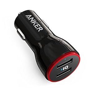 Anker Car Charger Adapter, 24W Dual USB Car Phone Charger, PowerDrive 2 for iPhone 14 13 12 11 Pro Max Mini X XR XS 8 Plus, iPad Pro/Air 2/Mini, Note 5/4, LG, Nexus, HTC and More