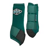 Professional's Choice 2XCOOL Sports Medicine Horse Boots | Protective & Breathable Design for Ultimate Comfort, Durability & Cooling in Active Horses | 2 Pack Medium Emerald