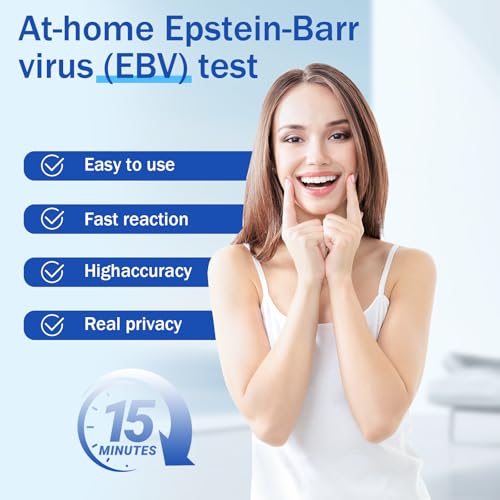 Epstein Barr (EBV) Test at-Home Testing,Highly Accurate, Easy to Read and use. Against The Epstein-Barr Virus’s VCA and EBNA,Quick Results Within 15 Minutes.