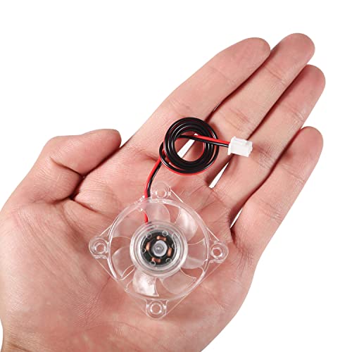 Aediko 6Pcs 4010 Fan 3D Printer Fan Dc 12V Mini Brushless Cooling Fan 40X40X10Mm Hydraulic Bearing Fan Rgb Led With 2 Pin Terminal For 3D Printer, Dvr, Pc,Cpu #TOP6