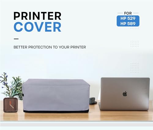 Image of CRASOME Non Woven Dust & Water Proof Printer Cover for HP Smart Tank All-in-One 529 / 589 (Grey)