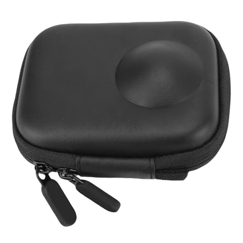 RASTKY Action Caméra Étui Rigide Coque De Protection pour 360 avec Antichoc Matériau PU Ultra Doux Velours Intérieur Double Zipper Design