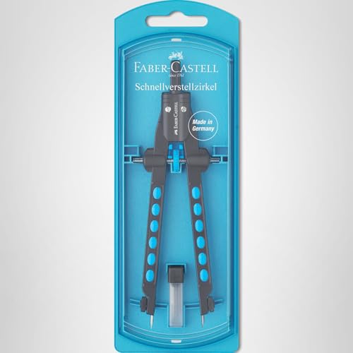 FABER-CASTELL - Schnellverstellzirkel Factory Blau