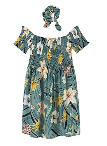 Vestido Mayoral niña nido de abeja ropa de vestir de verano manga corta verde pino para chicas
